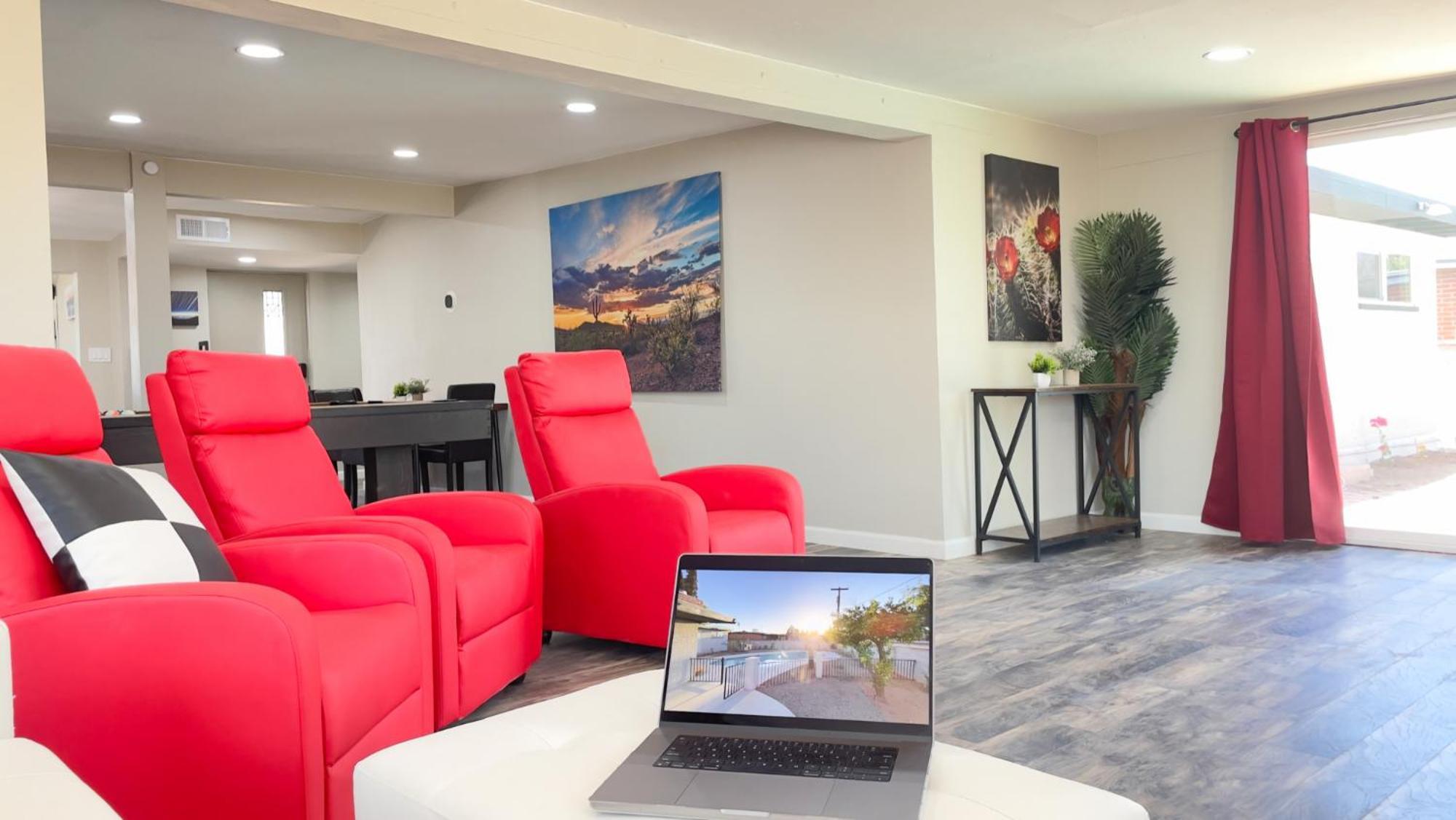 Private Home - Heated Pool, Billiards, Darts, Foosball, Fireplace, 5 Smart Tvs, Bbq, Cotton Bedding - The Saguaro Sanctuary, Pool Heat Optional Tucson Exterior foto